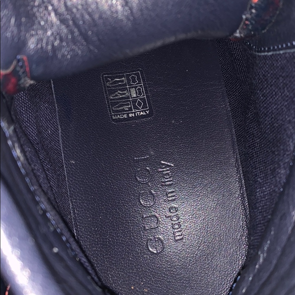 Gucci sneakers two for one high top burgundy - Picture 8 of 8